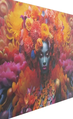 KARE Bild Glas Flowers Dream Women 80x120cm