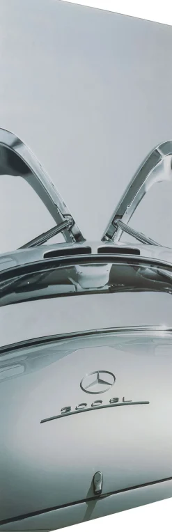 KARE Bild Glas Triptychon Oldtimer Back 240x160cm