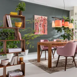 KARE Bild Touched Flamingo Meeting 90x120cm