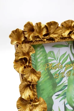 KARE Bilderrahmen Ginkgo Leaf Gold 20x24cm