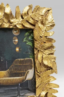 KARE Bilderrahmen Gold Leaves 10x15cm