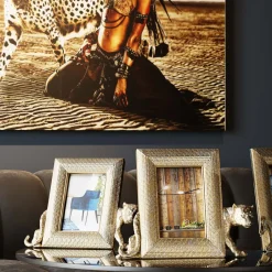 KARE Bilderrahmen Leopard 28x25cm