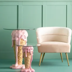 KARE Bistrotisch Ice Cream Ø60cm