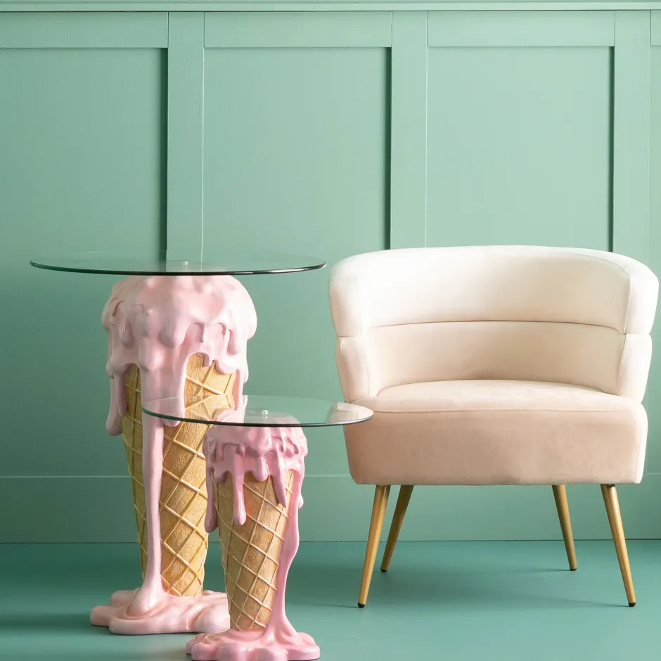 KARE Bistrotisch Ice Cream Ø60cm