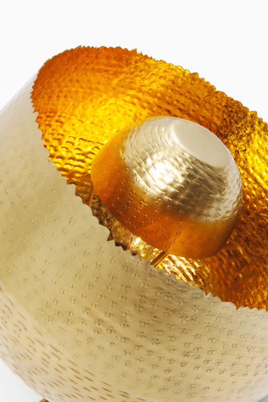 KARE Bodenleuchte Apollon Gold Ø28cm