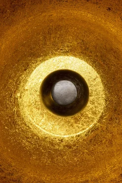 KARE Bodenleuchte Apollon Smooth Schwarz Ø50cm