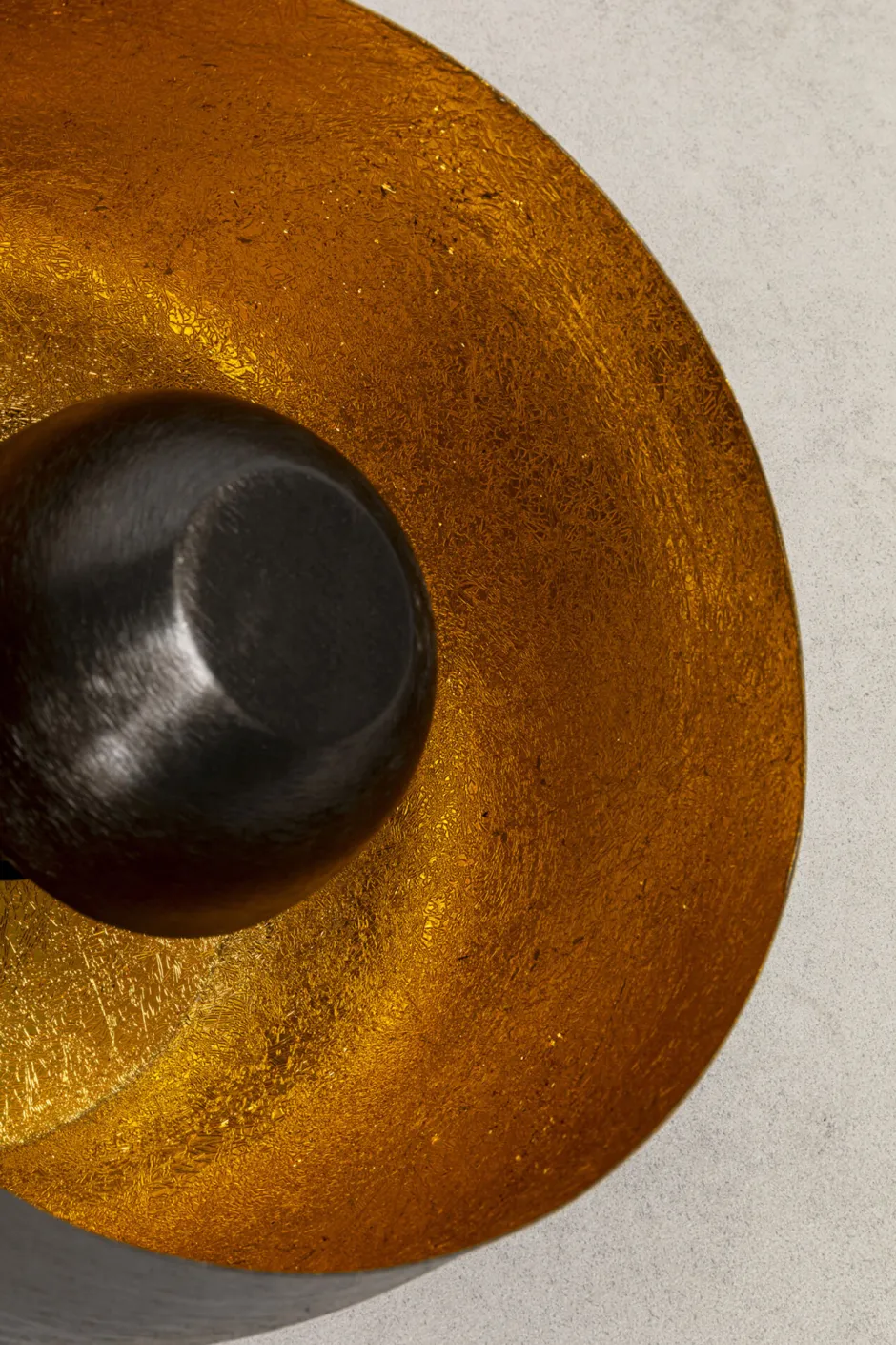 KARE Bodenleuchte Apollon Smooth Schwarz Ø28cm