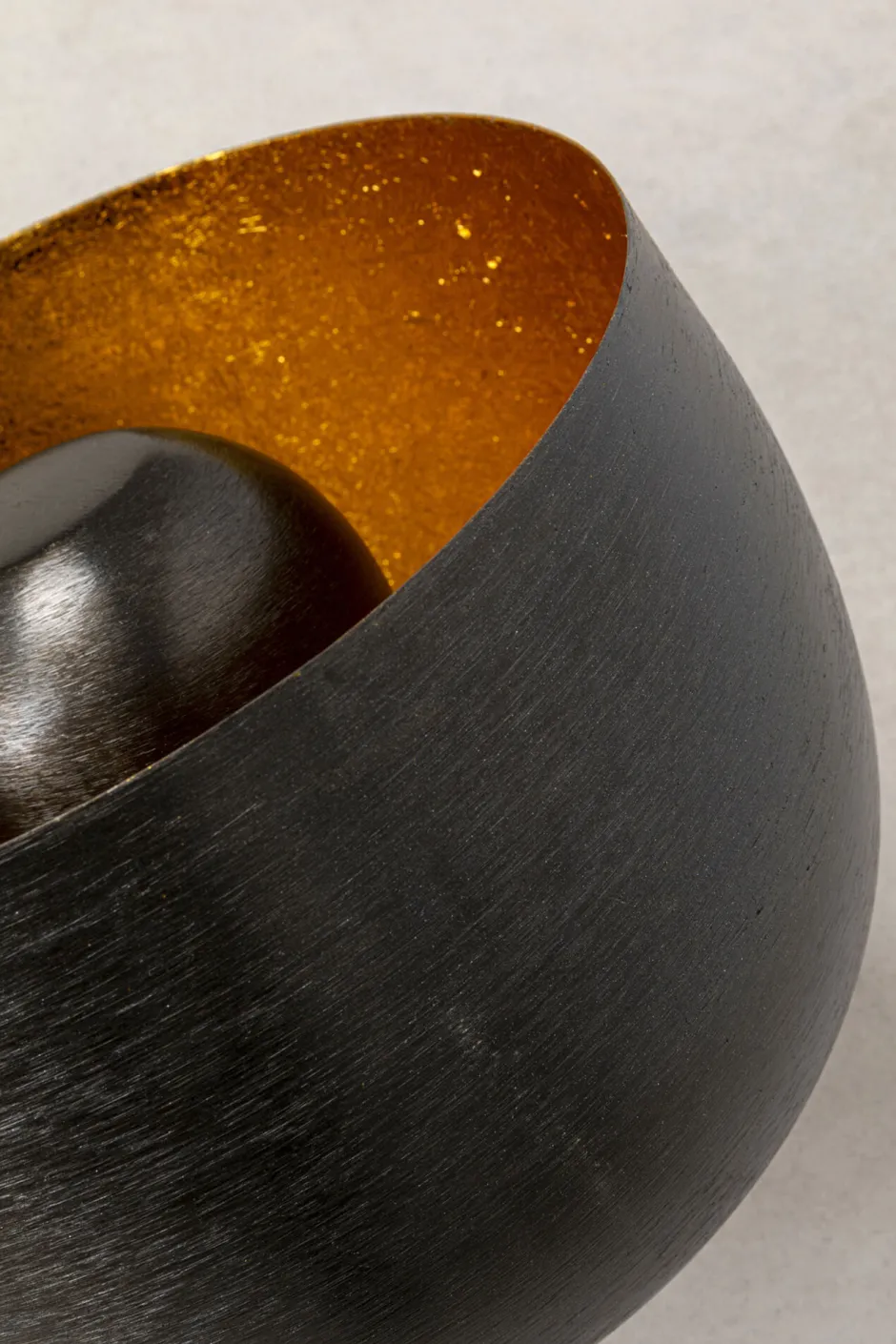 KARE Bodenleuchte Apollon Smooth Schwarz Ø28cm