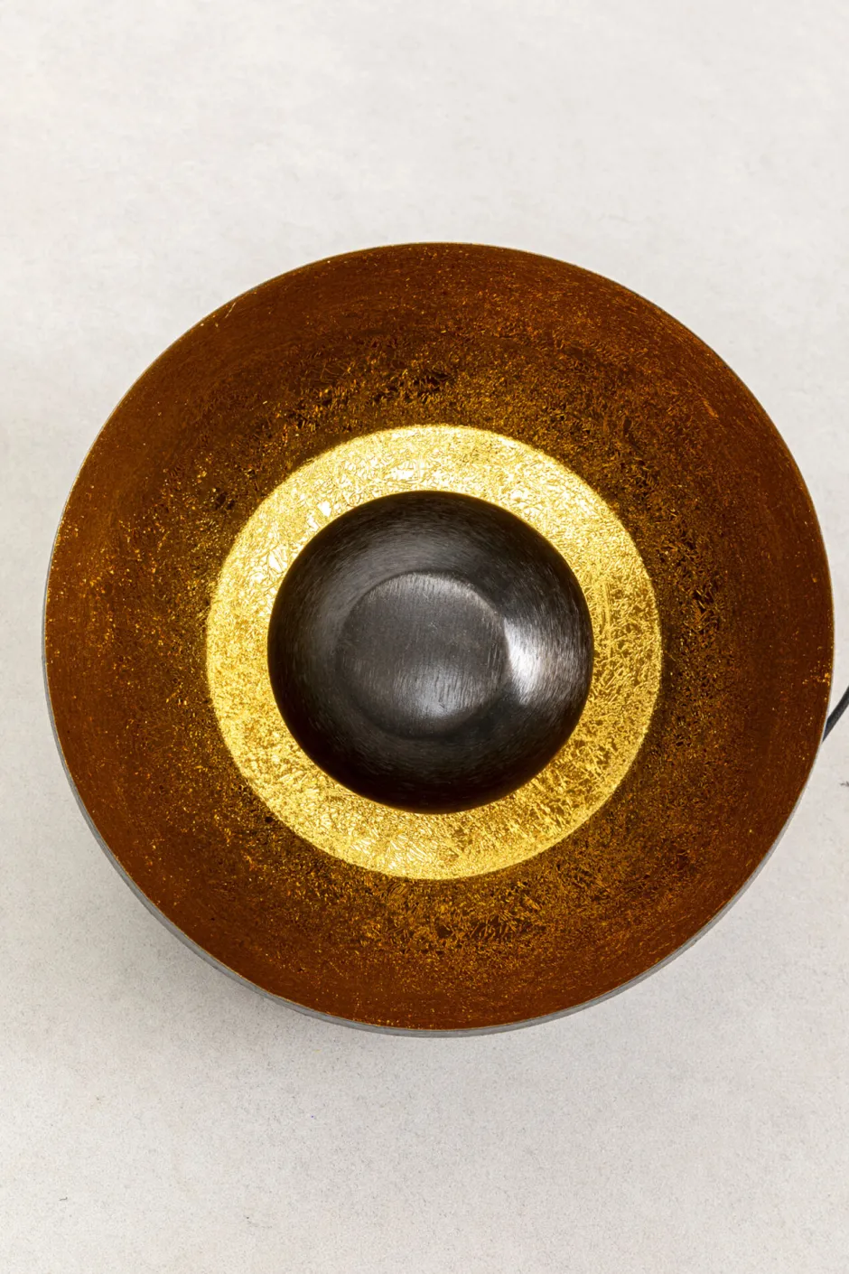 KARE Bodenleuchte Apollon Smooth Schwarz Ø28cm