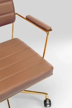 KARE Bürostuhl Dottore Braun
