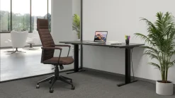 KARE Bürostuhl Labora High Braun