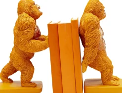 KARE Buchstütze Gorilla Orange (2/Set)