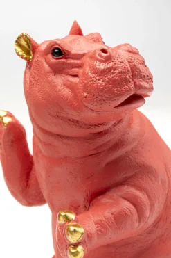 KARE Buchstütze Hippo Pink (2/Set)