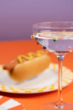 KARE Cocktailglas Party Dots 19cm