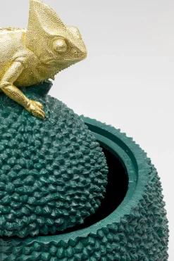 KARE Deko Dose Jackfruit Chameleon 41cm
