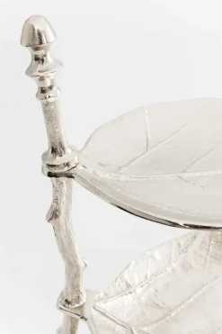 KARE Deko Etagere Leaf Silber