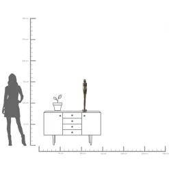 KARE Deko Figur Art Lady 78cm