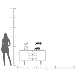 KARE Deko Figur Artistic Rhino 46cm