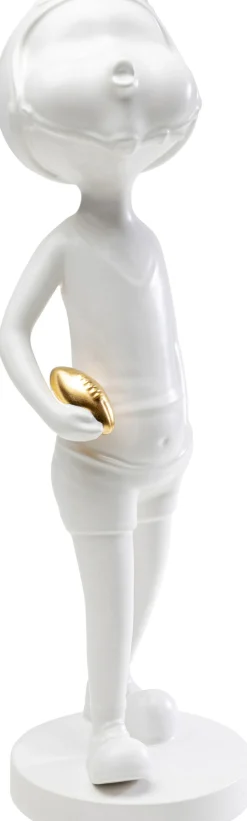 KARE Deko Figur Ball Girl Weiß 41cm