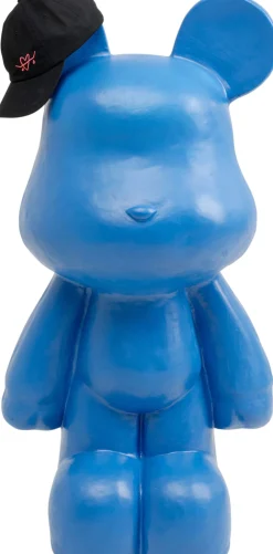 KARE Deko Figur Bear Blau 101cm