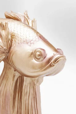 KARE Deko Figur Betta Fish Gold