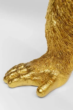 KARE Deko Figur Butler Playing Chimp Gold 52cm