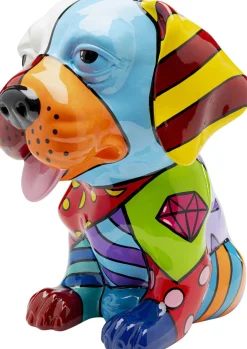 KARE Deko Figur Dog Patchwork 35cm
