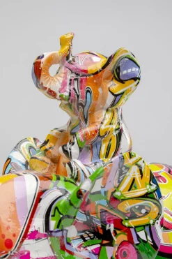 KARE Deko Figur Elefant Dumbo Uno Graffiti