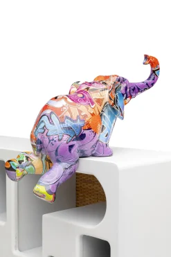 KARE Deko Figur Elefant Zirkus Graffiti (2/Set)