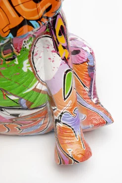 KARE Deko Figur Elefant Zirkus Graffiti (2/Set)