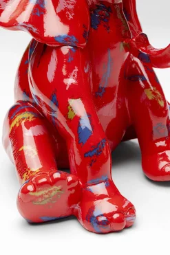 KARE Deko Figur Elephant Dots Rot 18cm