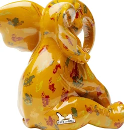 KARE Deko Figur Elephant Dots Gelb 18cm
