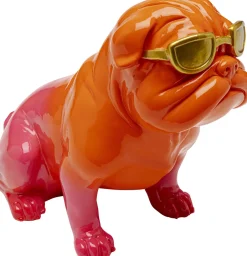 KARE Deko Figur Fashion Dog Orange 17cm