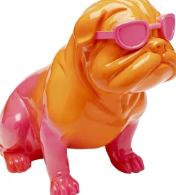 KARE Deko Figur Fashion Dog Pink 37cm