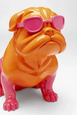 KARE Deko Figur Fashion Dog Pink 37cm