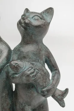 KARE Deko Figur Fisher Cats 28x12cm