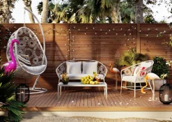 KARE Deko Figur Flamingo Road 75cm