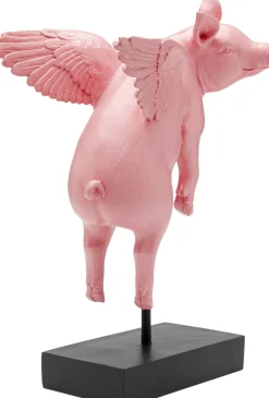 KARE Deko Figur Flying Pig Rosa 29cm