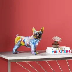 KARE Deko Figur Frenchie Bunt 24cm