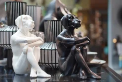 KARE Deko Figur Gangster Dog Black