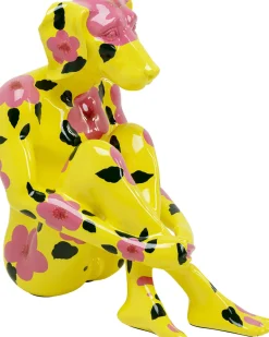 KARE Deko Figur Gangster Dog Gelb 80cm