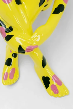 KARE Deko Figur Gangster Dog Gelb 80cm