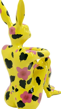 KARE Deko Figur Gangster Rabbit Gelb 80cm