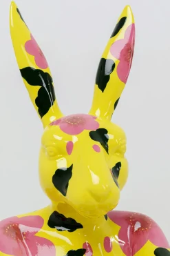 KARE Deko Figur Gangster Rabbit Gelb 80cm