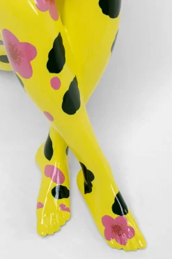 KARE Deko Figur Gangster Rabbit Gelb 80cm