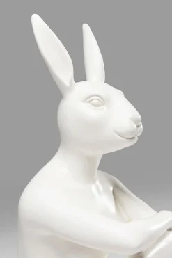 KARE Deko Figur Gangster Rabbit Weiß