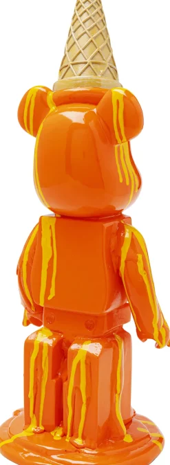 KARE Deko Figur Gelato Bear Orange 40cm