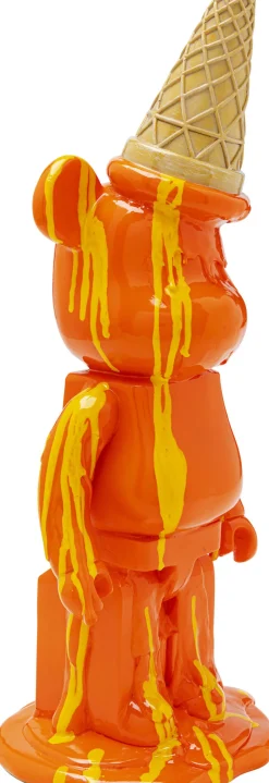 KARE Deko Figur Gelato Bear Orange 40cm