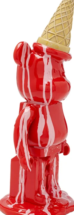 KARE Deko Figur Gelato Bear Rot 40cm