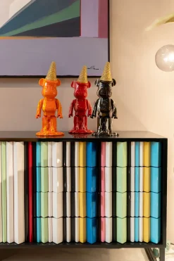 KARE Deko Figur Gelato Bear Rot 40cm